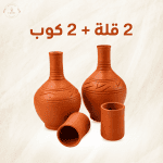 2 قولة 2لتر + 2 كوب