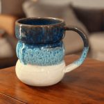 ⁦مج فخار أزرق⁩ - الصورة ⁦2⁩