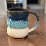 ⁦مج فخار أزرق⁩ - الصورة ⁦3⁩