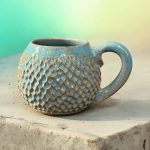 ⁦مج فخار بيبي بلو⁩ - الصورة ⁦2⁩