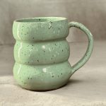 ⁦مج فخار مضلع مينت جرين⁩ - الصورة ⁦2⁩